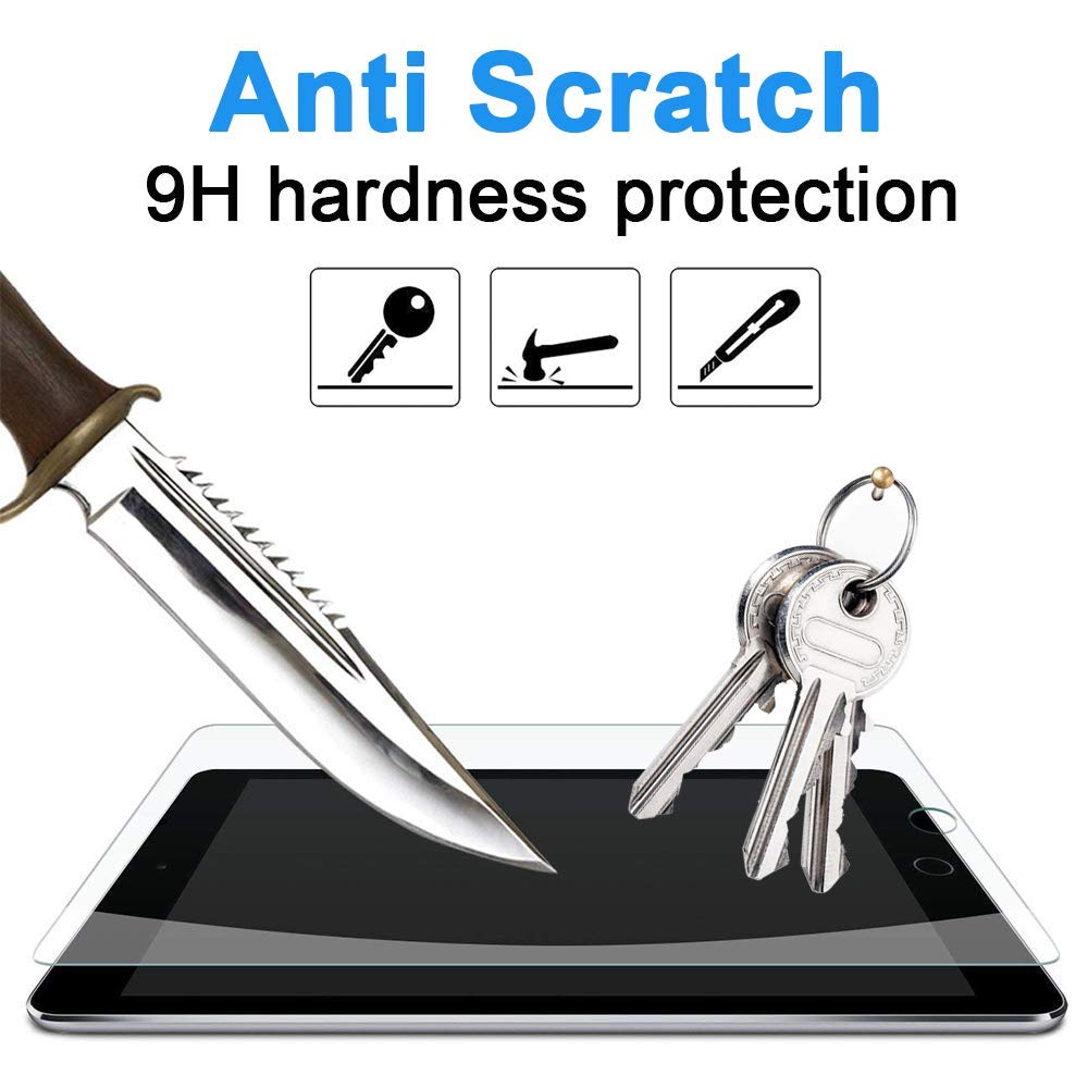 2PCS Tempered Glass Screen Protector for iPad 9 8 7 6 10 Air 5 4 3 2