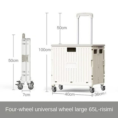 Eason 8 Wheels Climb Stair Shopping Cart Camping Multifunctional