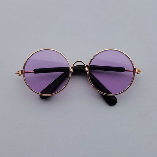 Lovely Vintage Round Cat Sunglasses Reflection Eye Wear Glasses For