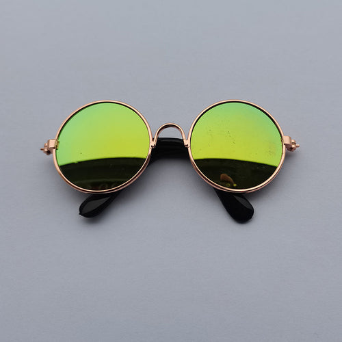 Lovely Vintage Round Cat Sunglasses Reflection Eye Wear Glasses For