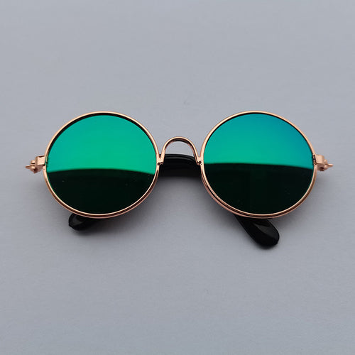 Lovely Vintage Round Cat Sunglasses Reflection Eye Wear Glasses For