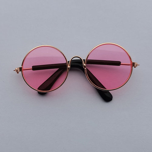 Lovely Vintage Round Cat Sunglasses Reflection Eye Wear Glasses For