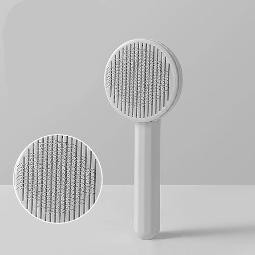 Pet Hair Removal Comb Cat Brush Self Cleaning Slicker Brush For Cats